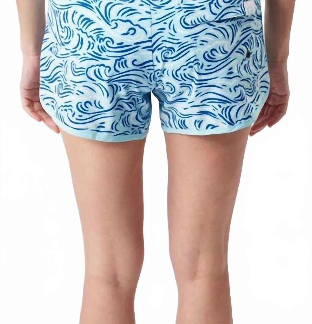 Women's Surf 'n Turf 4" Short In Waterspout Waves/blue