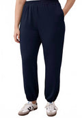 Women's Organic Tapered Leg Sweatpants In Navy
