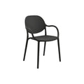 Set of 4 Stackable Outdoor Dining Armchairs