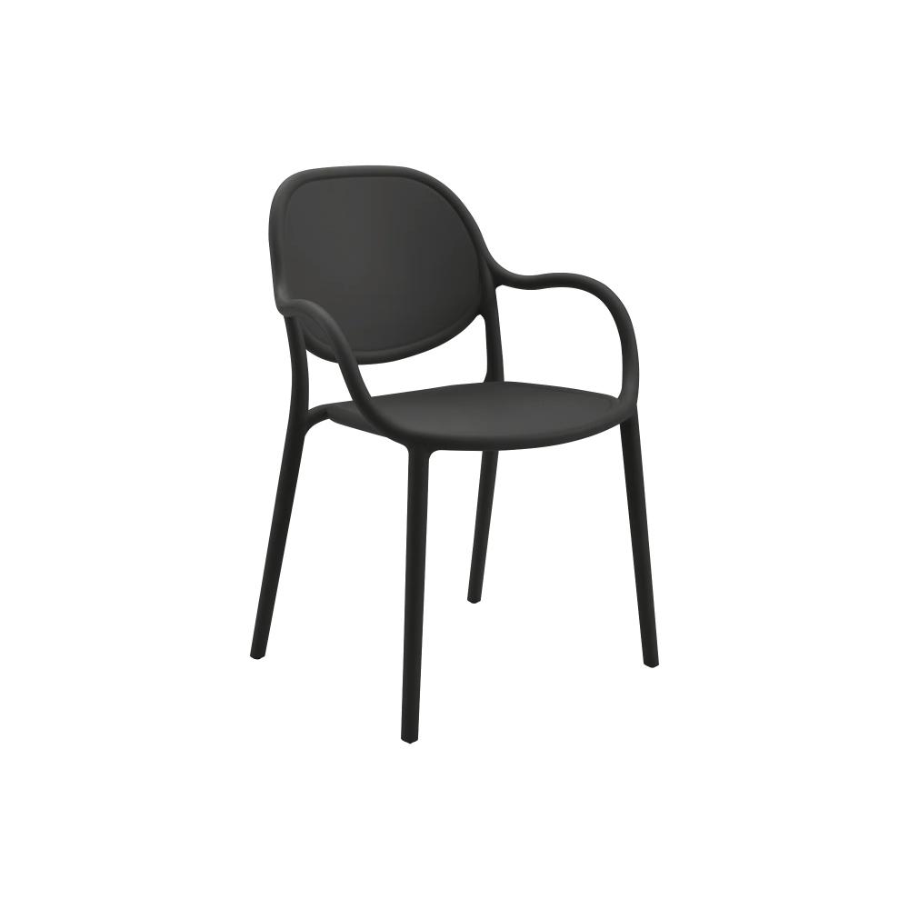 Set of 4 Stackable Outdoor Dining Armchairs