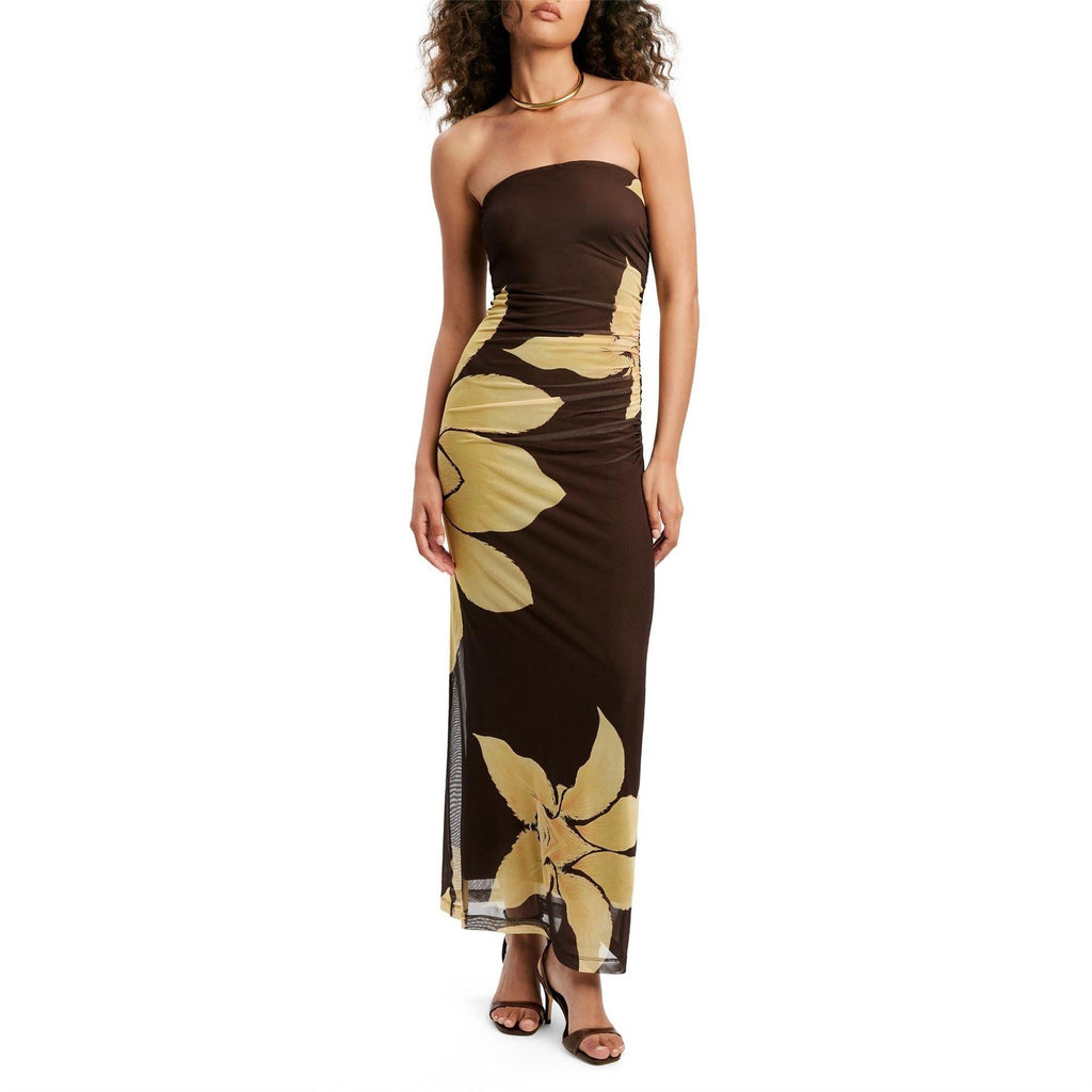 Bardot Ciera Mesh Maxi Dress