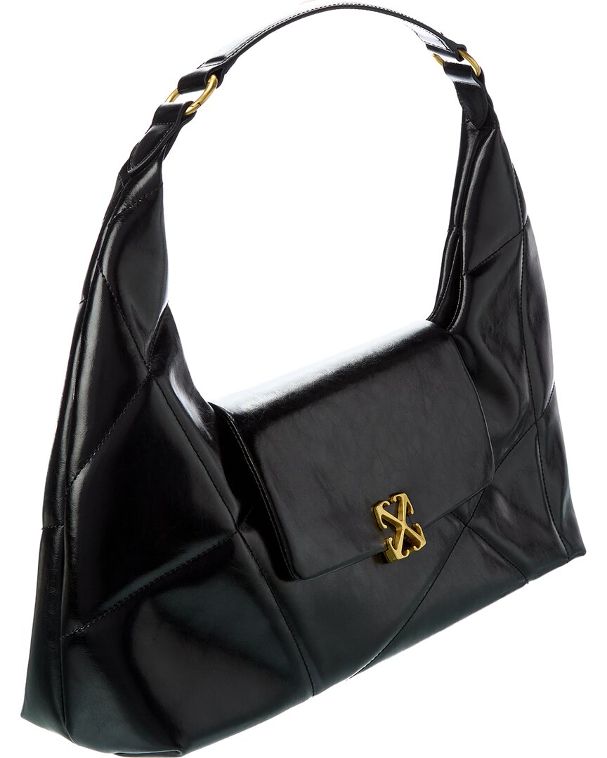 Off-White Jitney Patchwork Leather Shoulder Bag