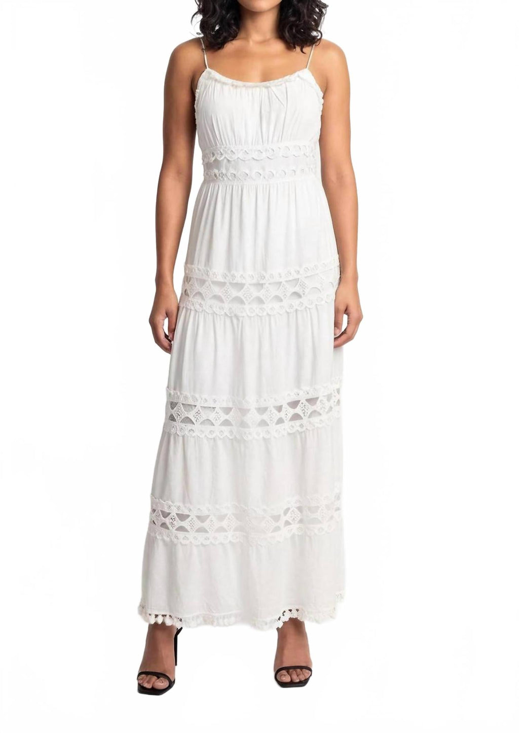 Long Italian Dress In White