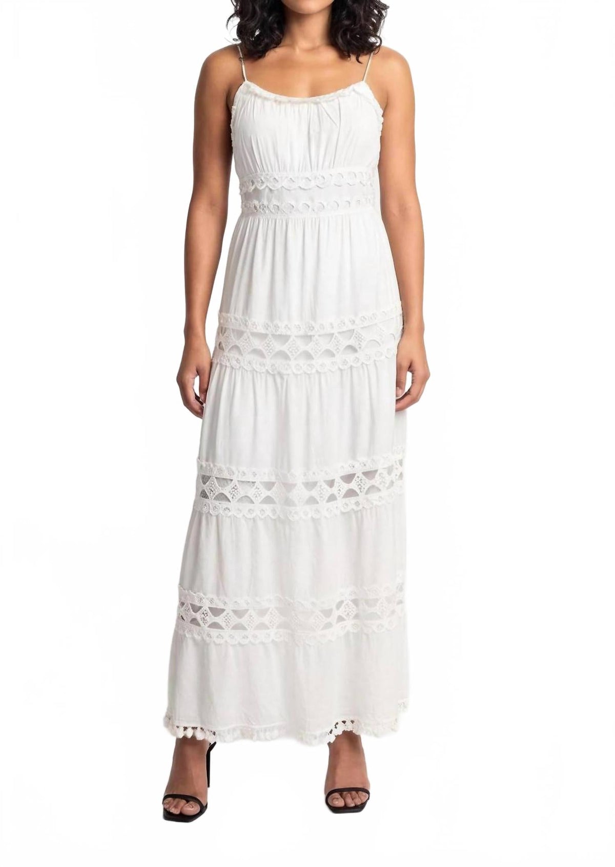 Long Italian Dress In White