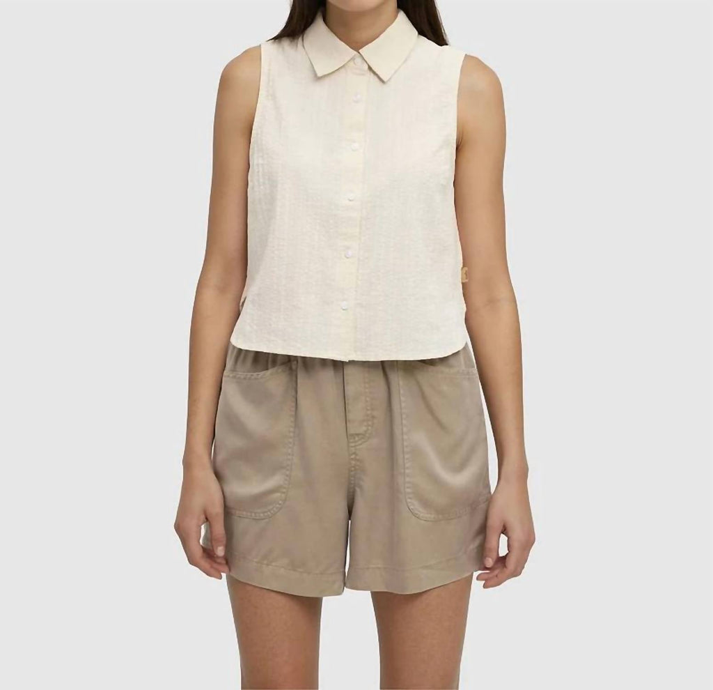 Robin Button Shirt In Oak