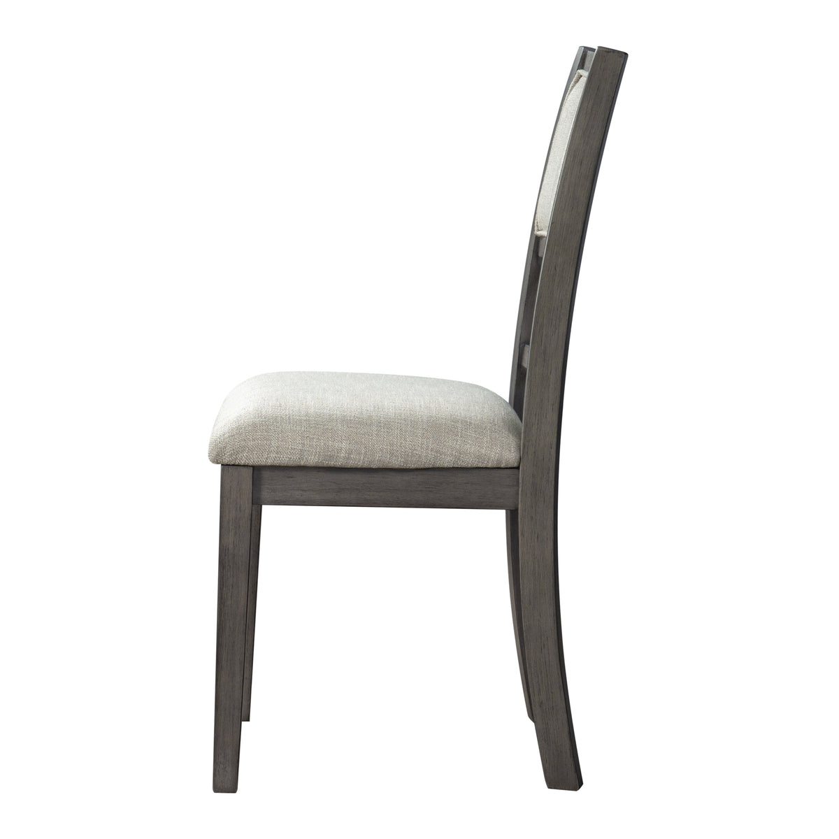 Rubberwood Leg Dining Chairs with Thick Cushions