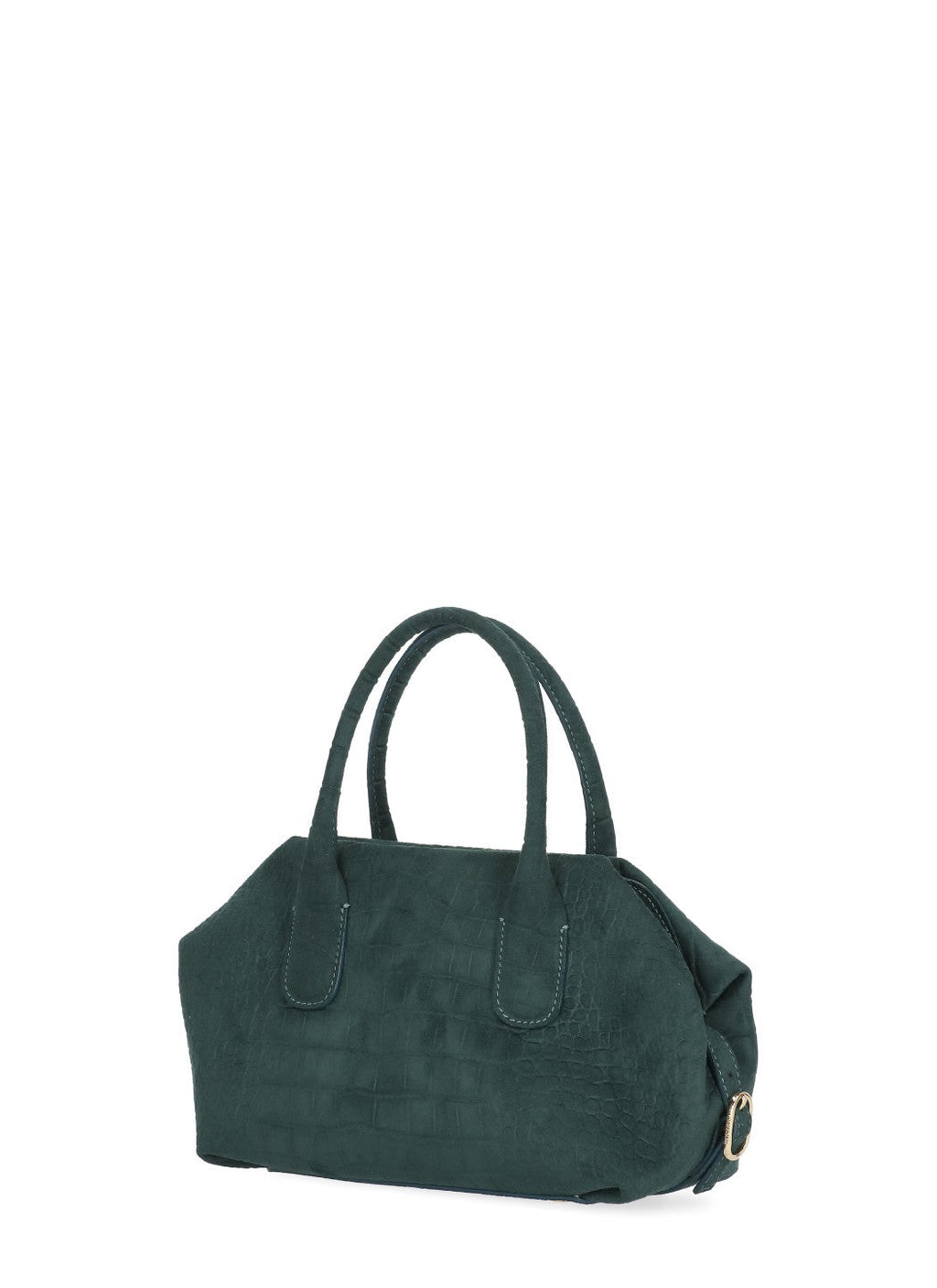 Green Talia Trank Small Croco Pattern Shoulder Bag