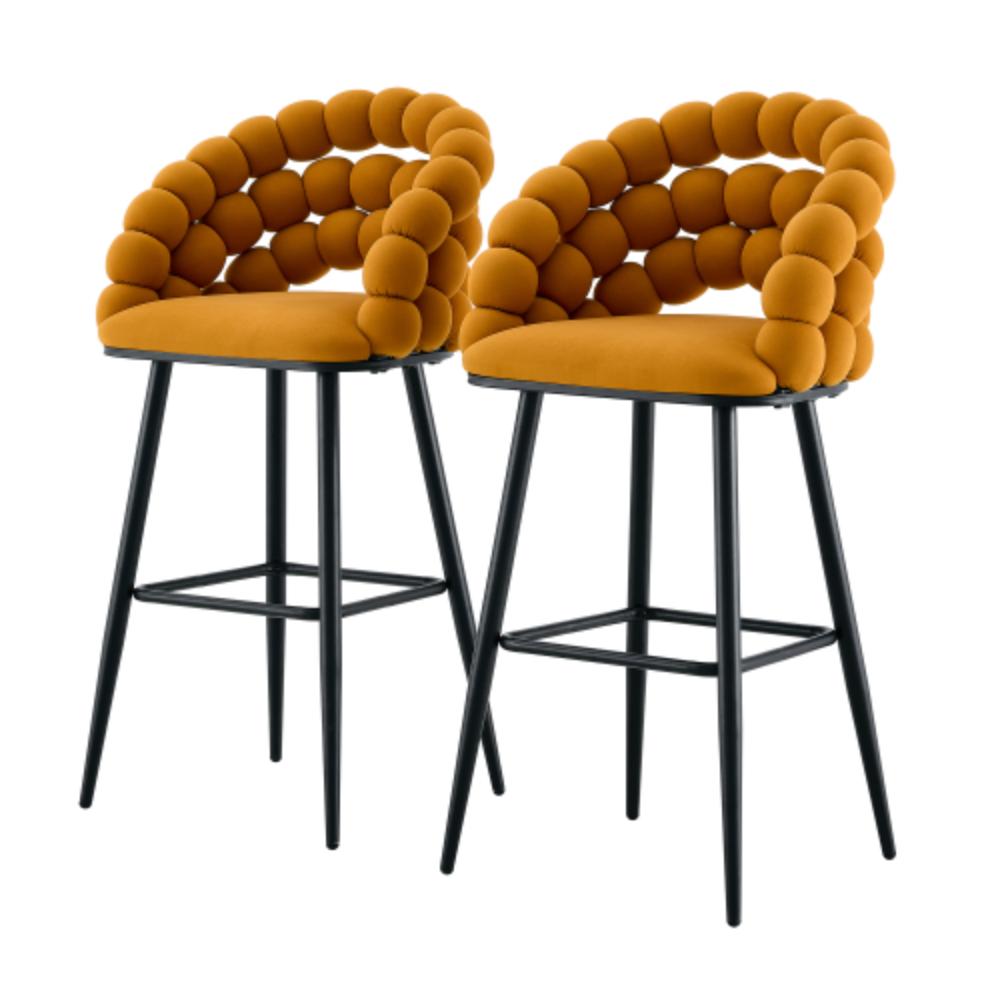 Contemporary Bubble Back Kitchen Stools