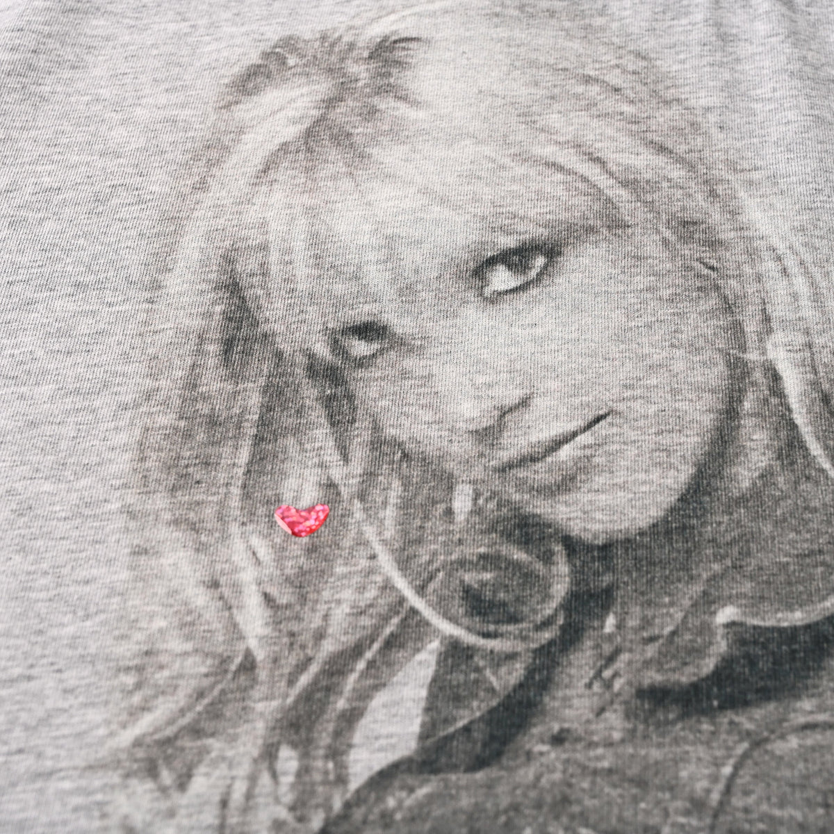 Balenciaga Britney Spears Photo T-Shirt in Heather Gray