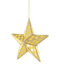 Cody Foster & Co. Handmade Yellow Star Ornament