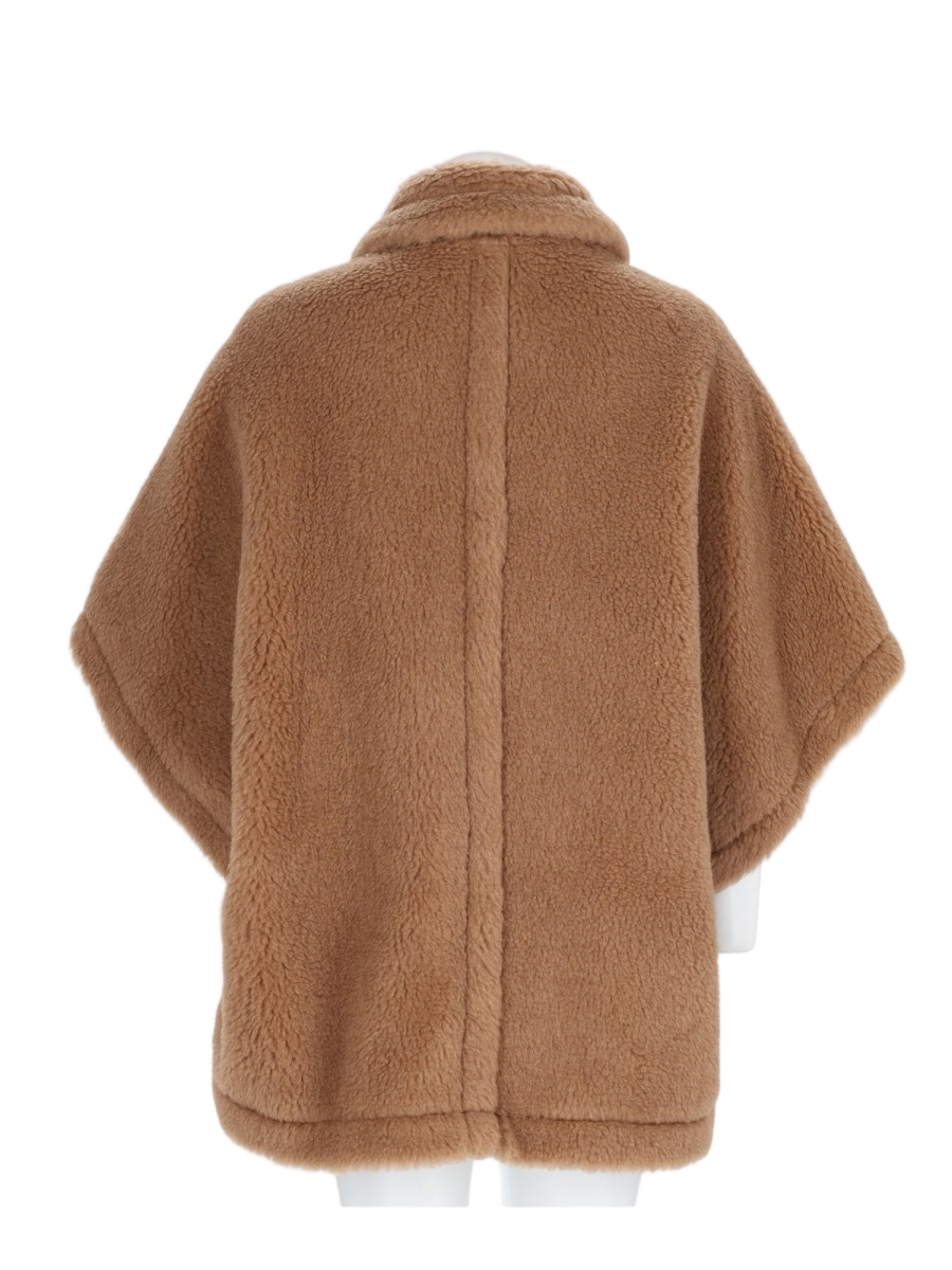 Camel Hair Silk Blend Cape