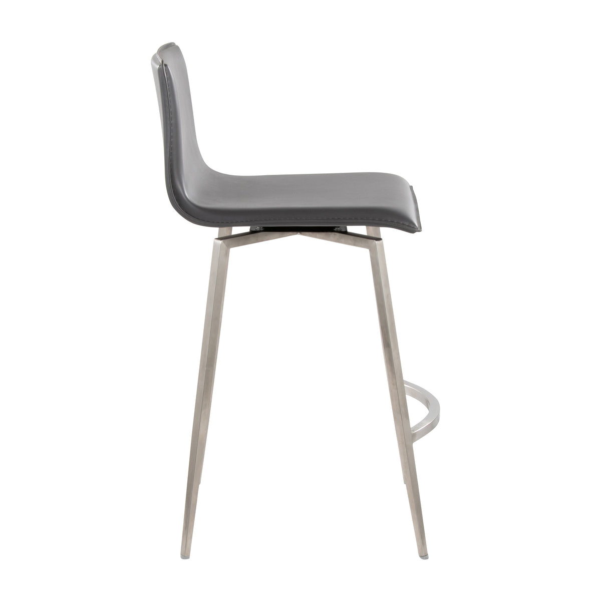 26-Inch Contemporary Upholstered Counter Chairs Set of 2