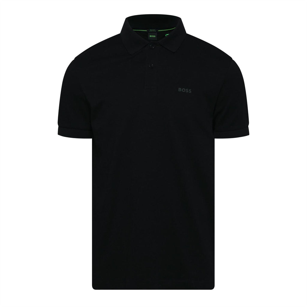 Hugo Wordmark Collared Neck Short Sleeve Polo Shirt
