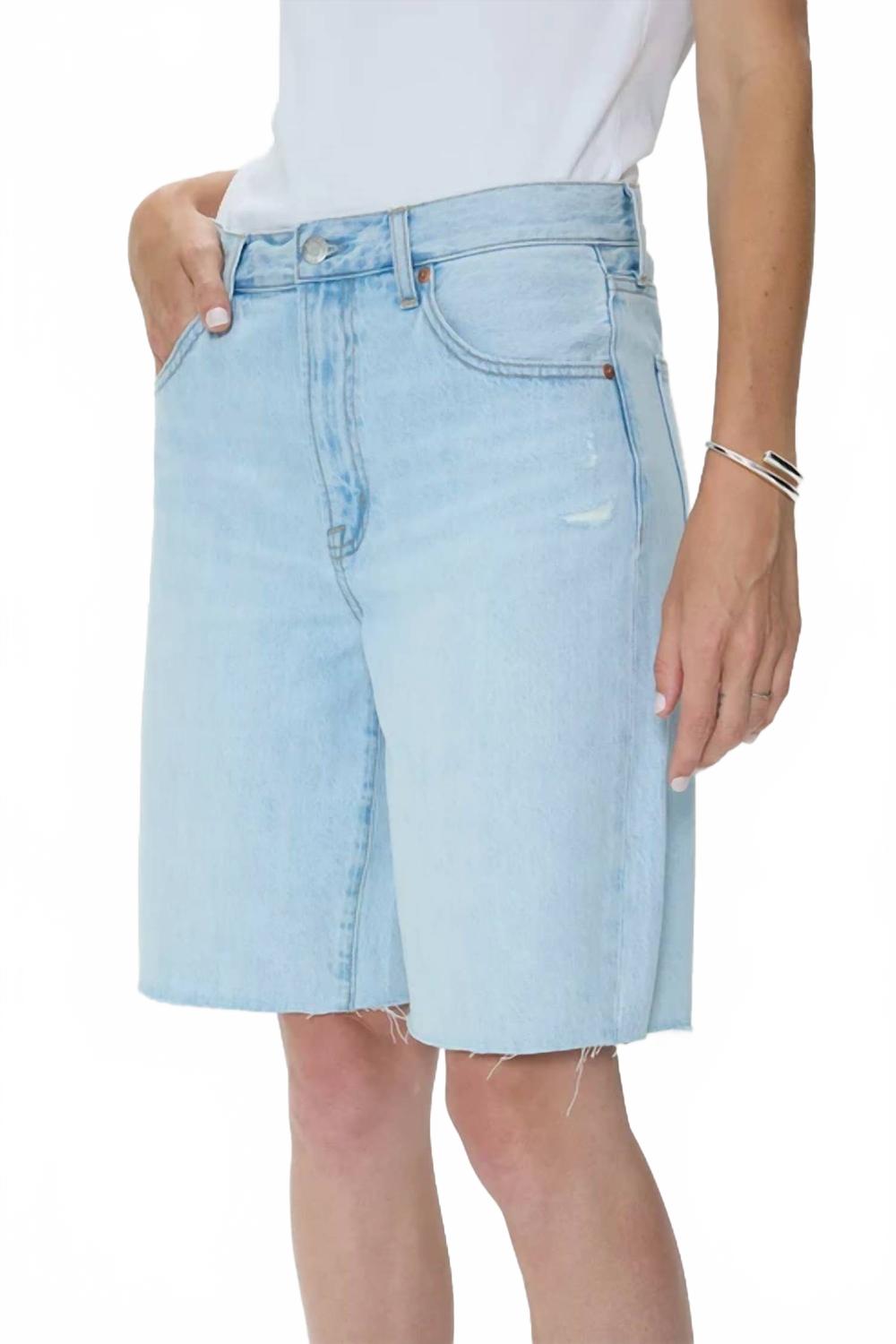 Nolan Relaxed Jean Shorts In Postcards Vintage
