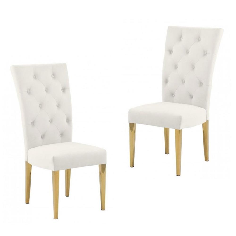 Contemporary Quilted Side Chairs