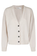 Meringue Cropped Wool-Cashmere Cardigan