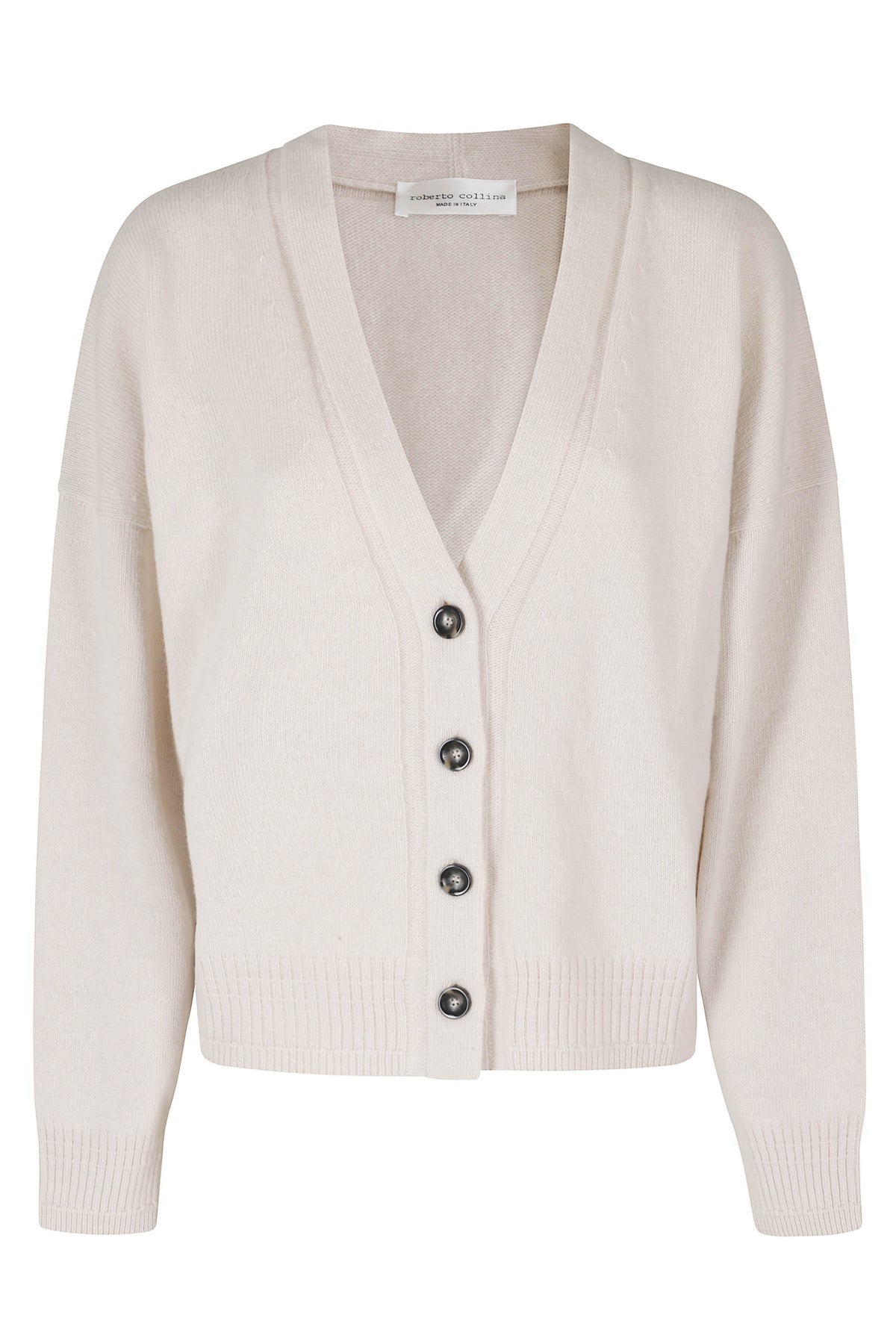 Meringue Cropped Wool-Cashmere Cardigan