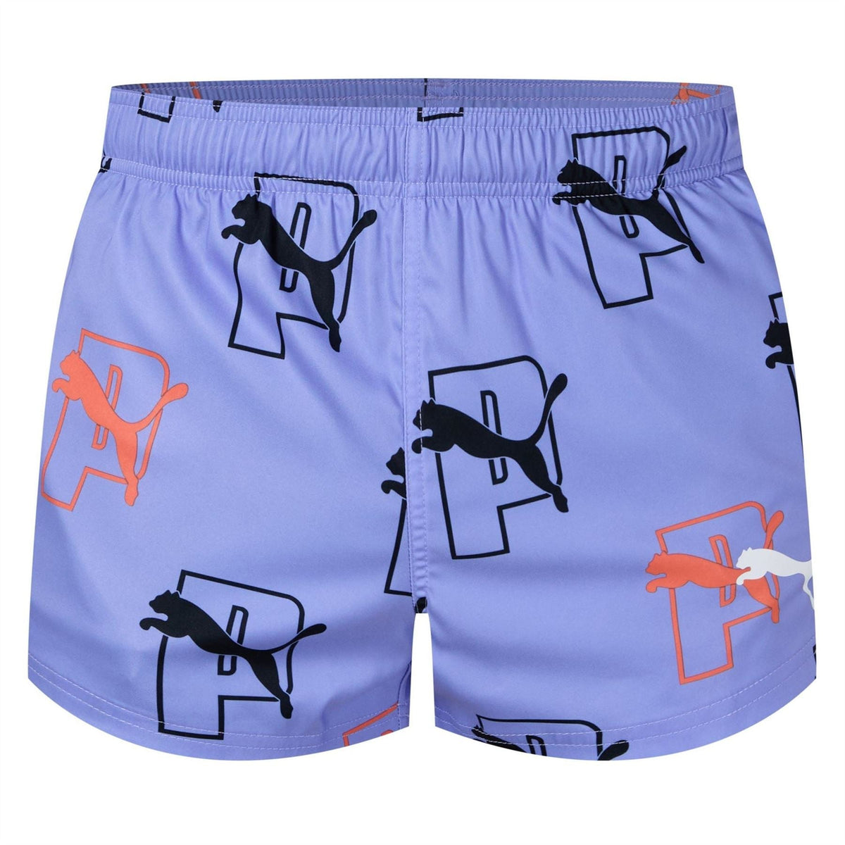 Puma Large Genie All Over Logo Swim Shorts