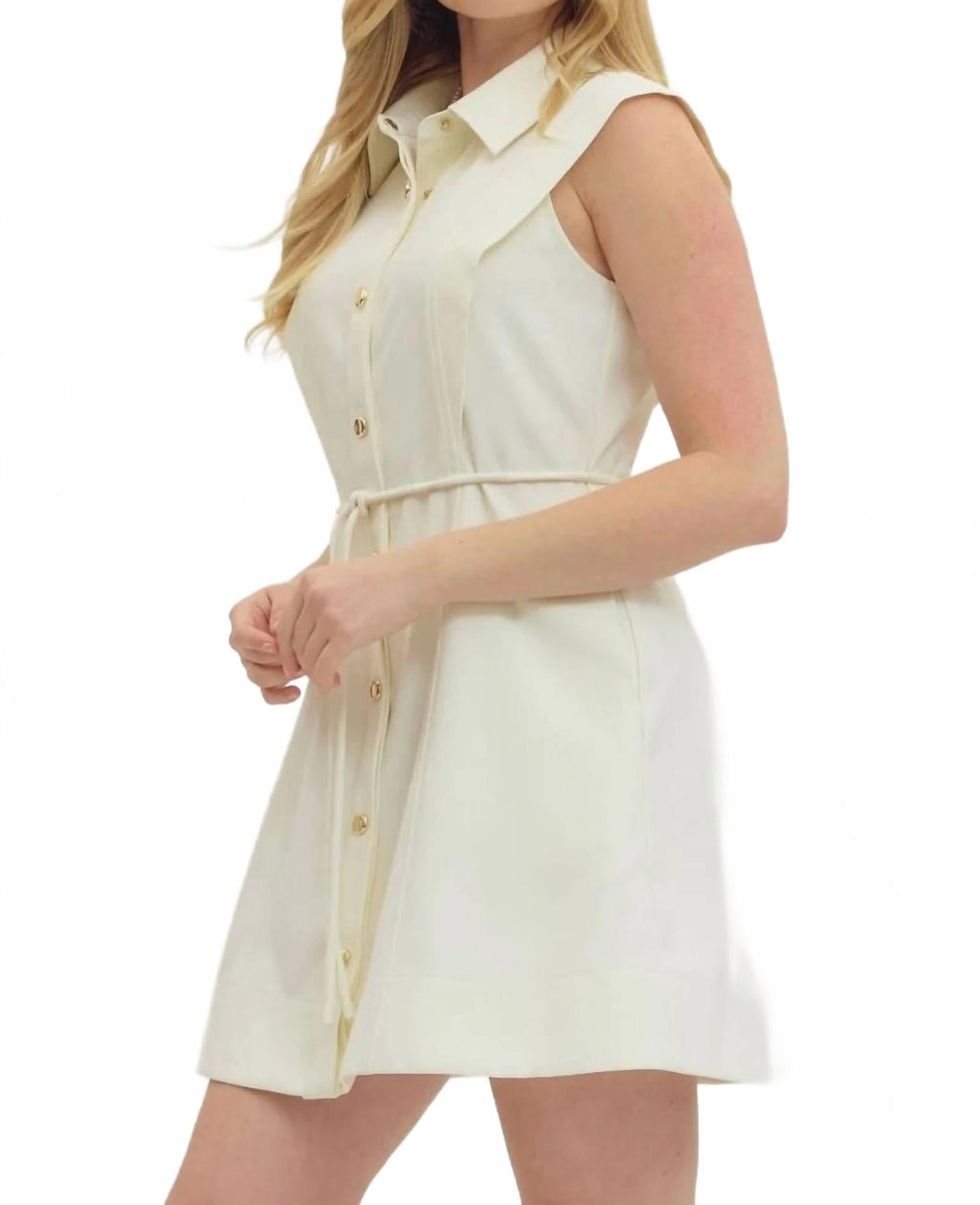 Helen Mini Dress In Cream