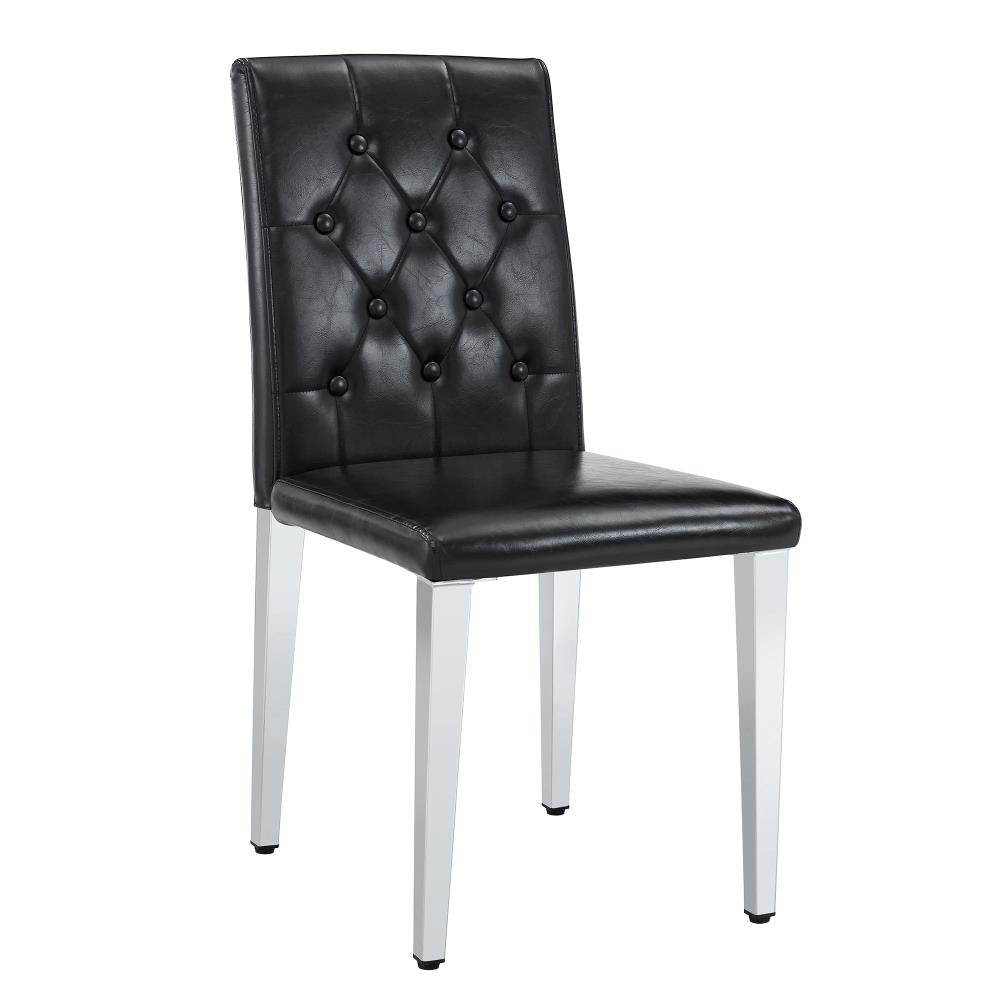 Ergonomic PU Upholstered Dining Chairs
