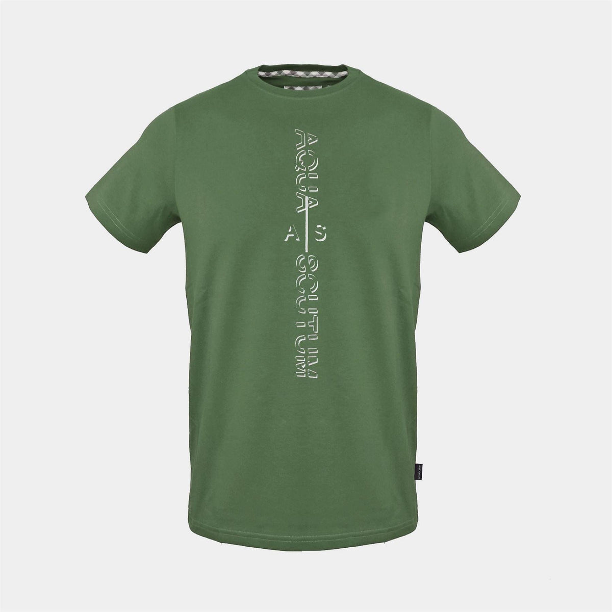 Aquascutum Text Graphic Crew Neck Short Sleeve Jersey T-Shirt