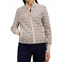Dapper Swirl Knit Jacket In Neutral Multi