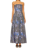 Allana Gown In Black Multi