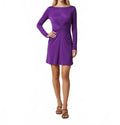 Jude Long Sleeves Dress In Purple