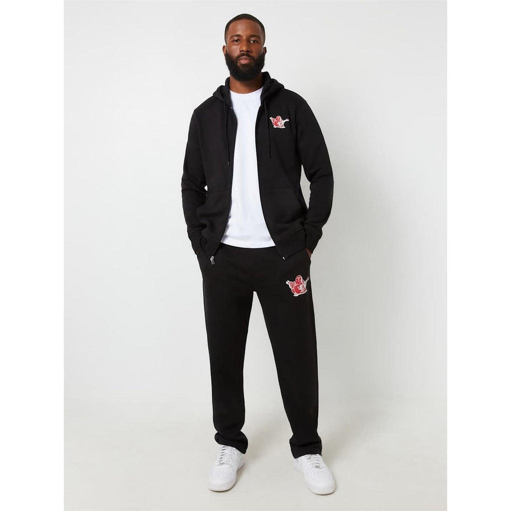 True Religion Hoodie Buddha Print Hooded Jacket