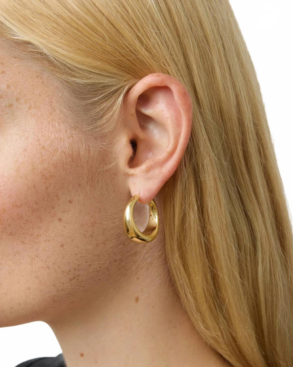 Women's Andrea Round Earrings In Gold