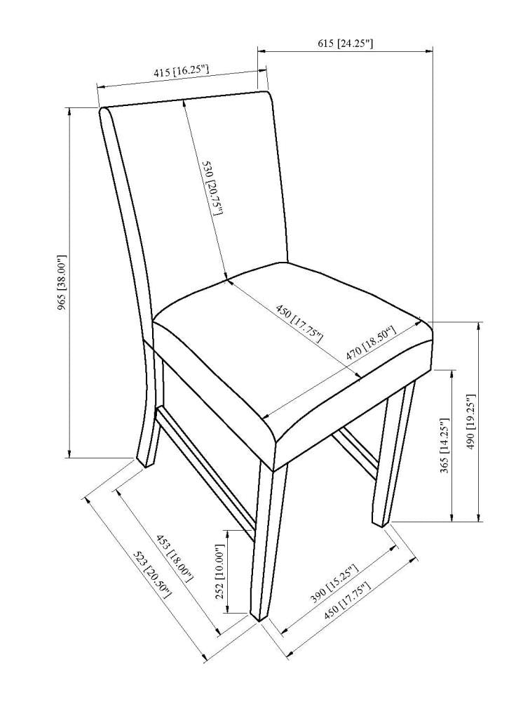 Contemporary Upholstered Side Chairs
