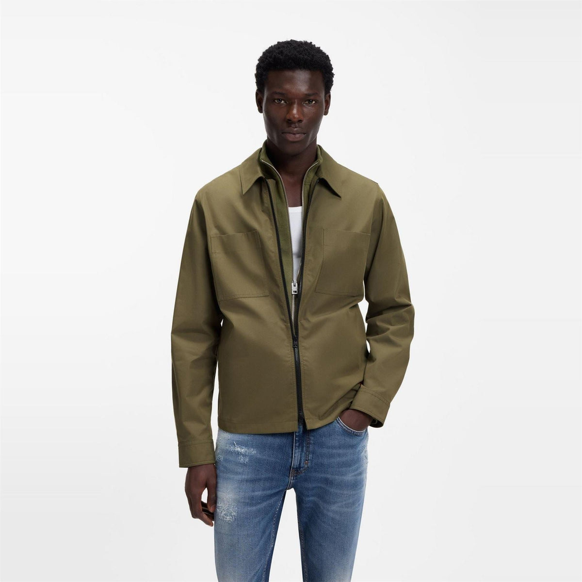 Hugo Collared Neck Regular Fit
