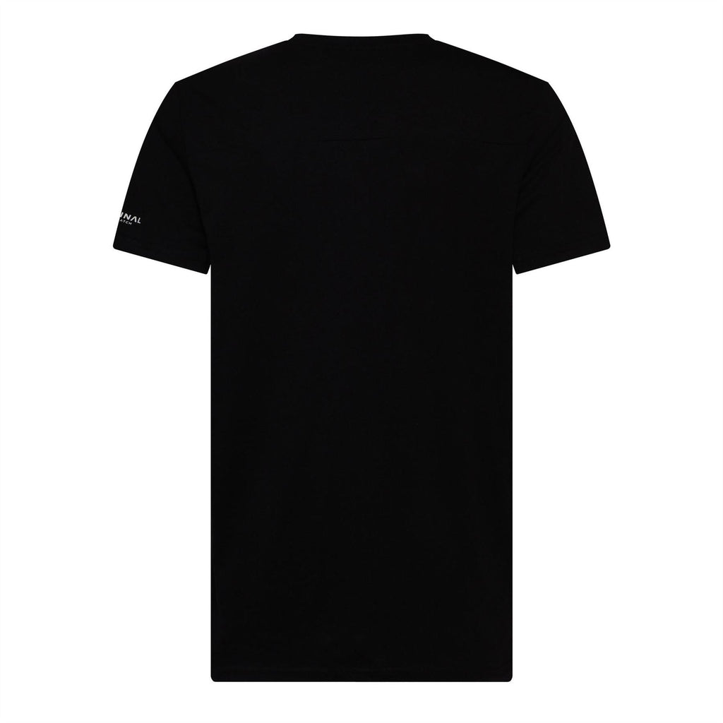 Crosshatch Portville Printed Logo Crew Neck Short Sleeve T-Shirt