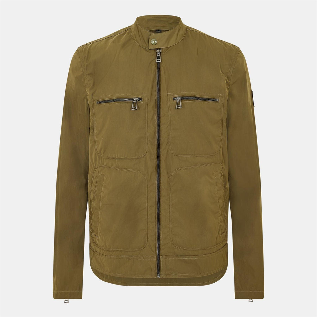Belstaff Mens Weather Resistant Bomber Jacket
