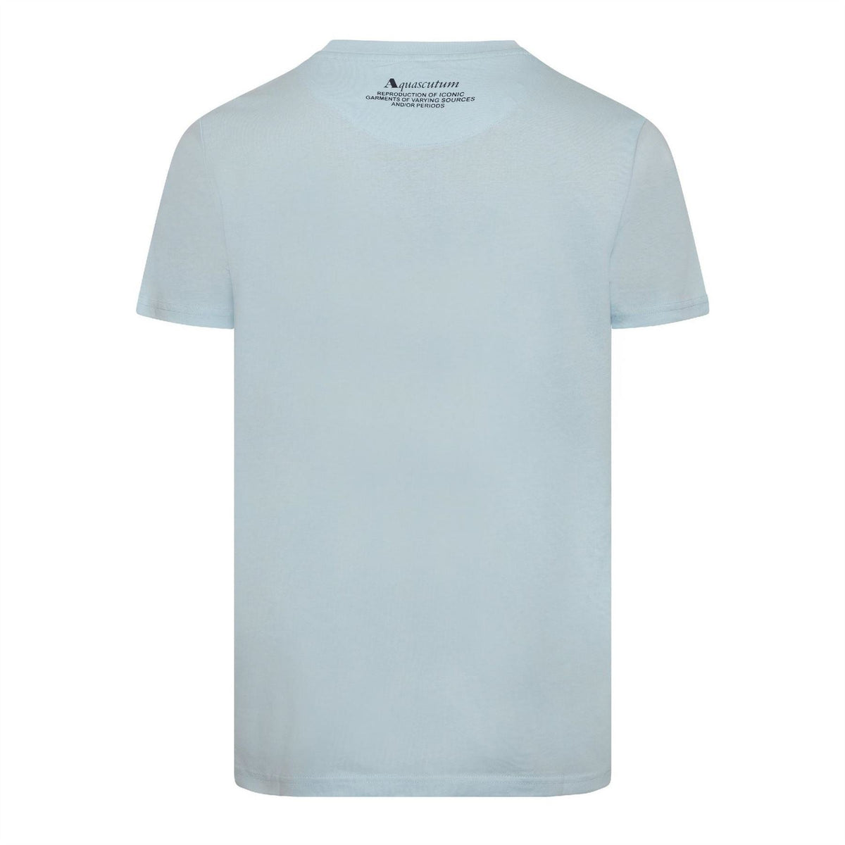 Aquascutum Text Graphic Crew Neck Short Sleeve T-Shirt