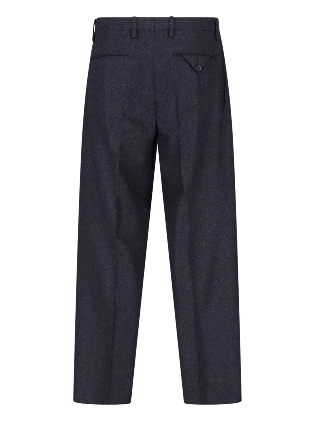 Dark Grey Marguttas High-Waisted Virgin Wool Straight-Leg Pants