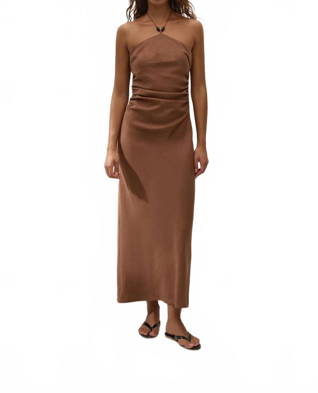 Natalia Midi Dress In Cacao