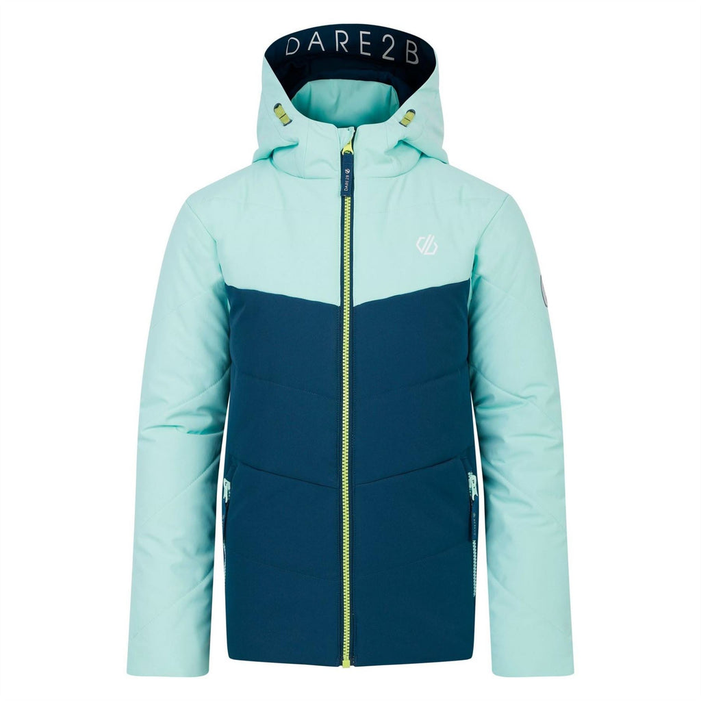 Dare 2b Color Block Hooded Zipped Pocket Ski Jacket