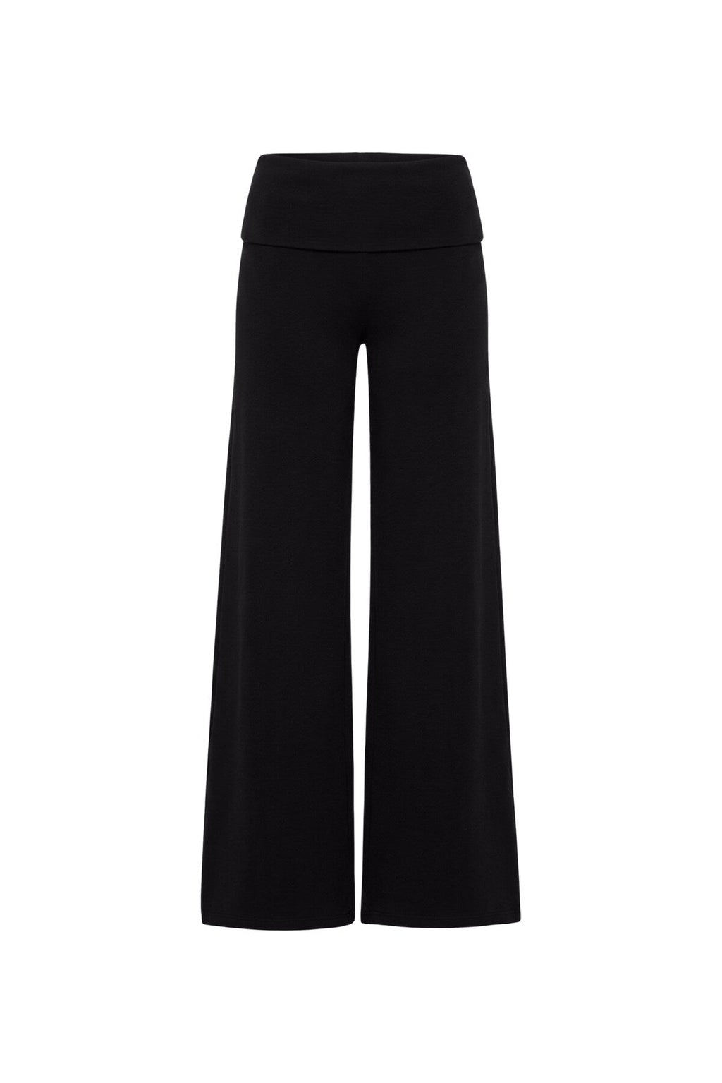 Brushed StretchTerry Foldover Pants