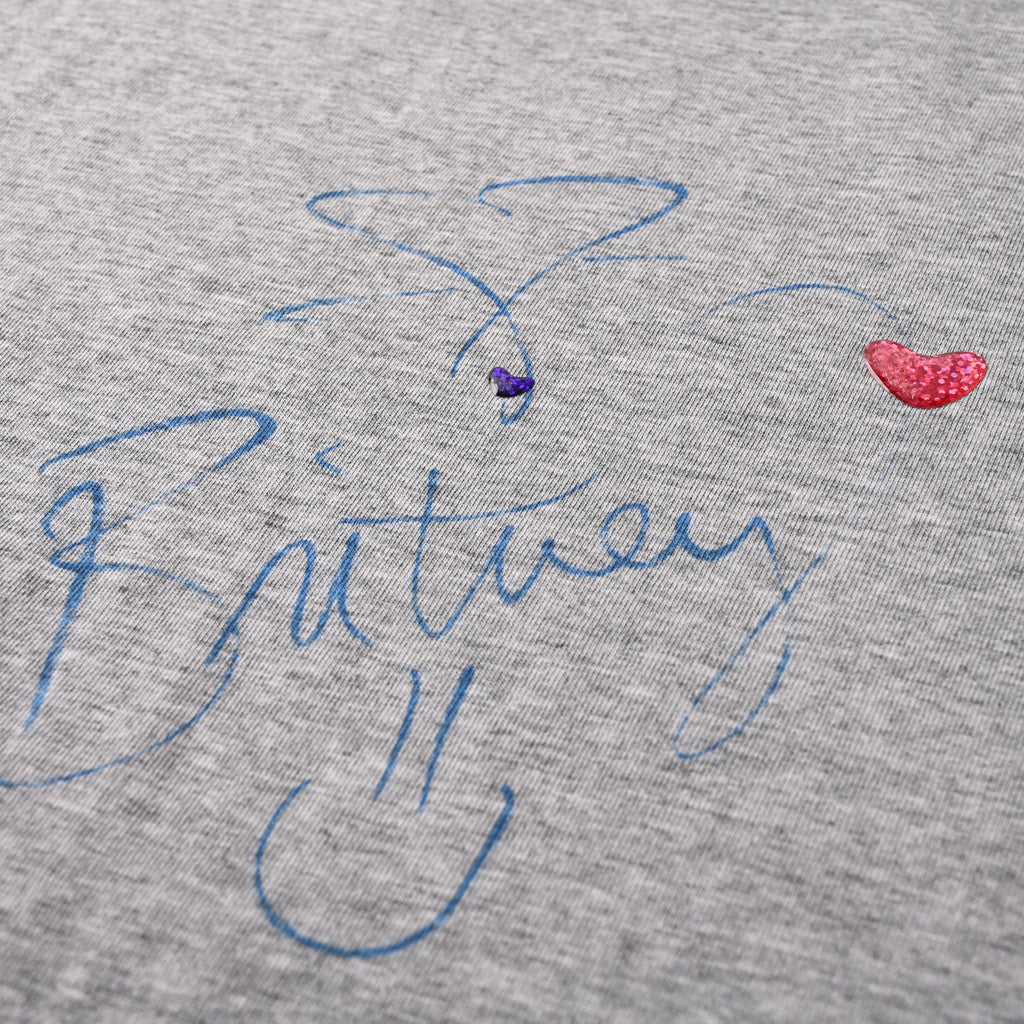 Balenciaga Britney Spears Photo T-Shirt in Heather Gray