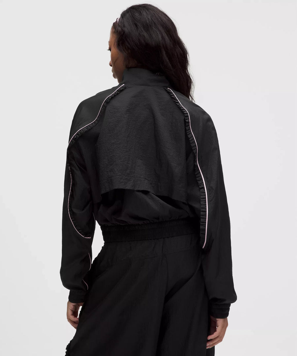 GANNI x lululemon Ruffle-Trim Textured Jacket