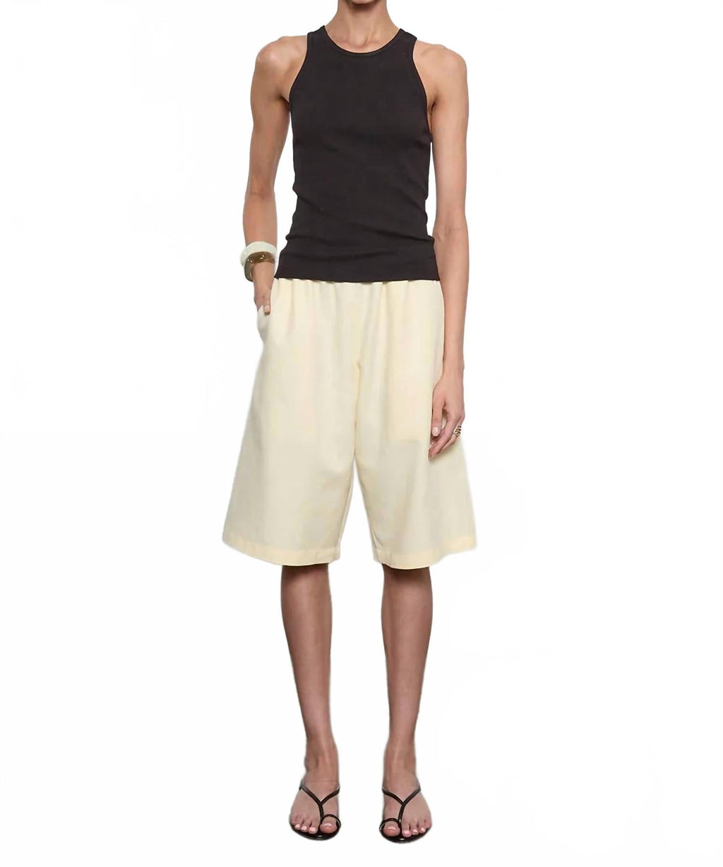 Cotton Rib Boy Tank Top In Black Orchid