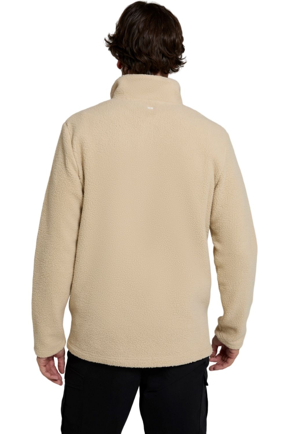 Mountain Warehouse Mens Ted Borg Half Zip Fleece Top