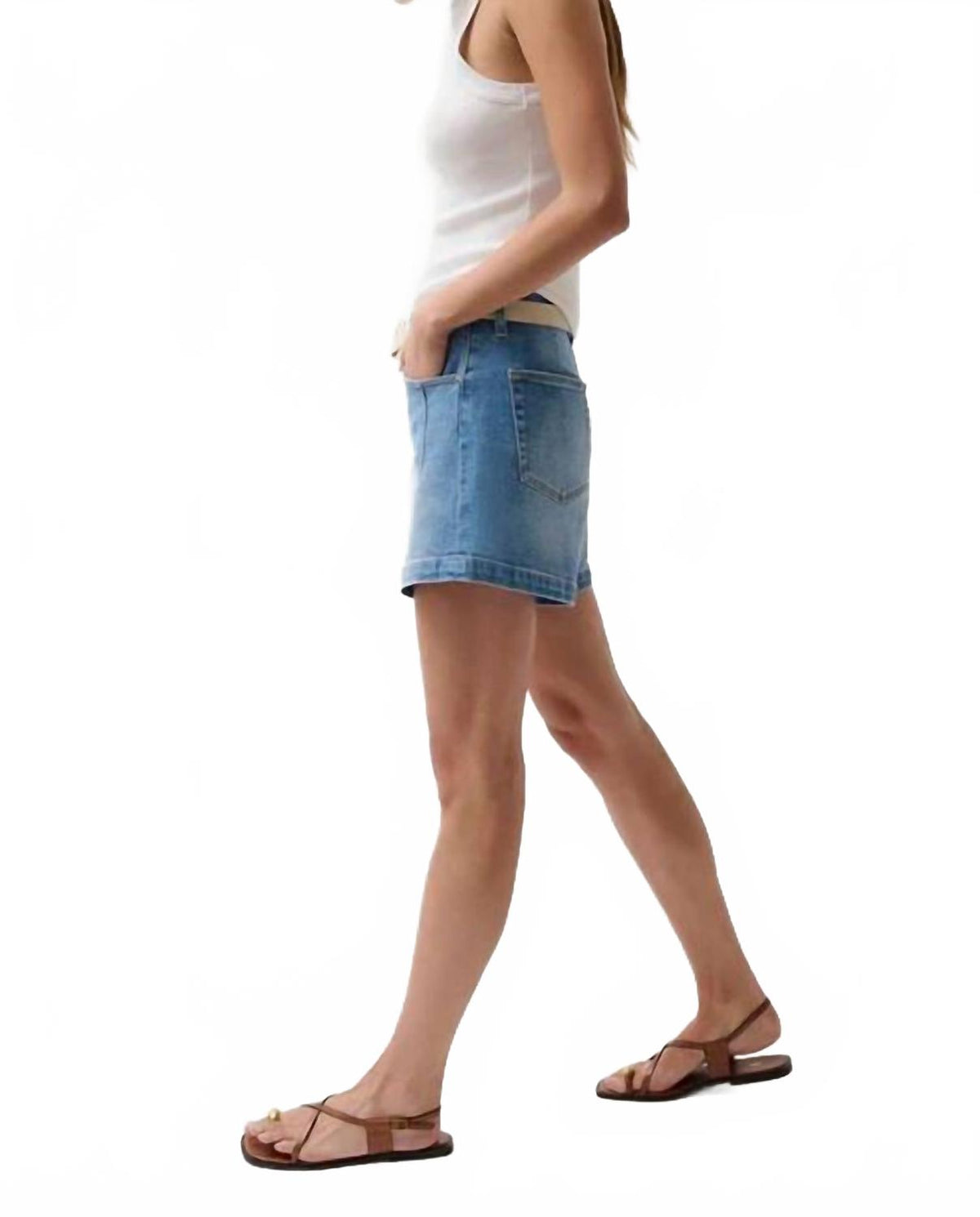 Aoki High Rise A-Line Short In Hidden Gem