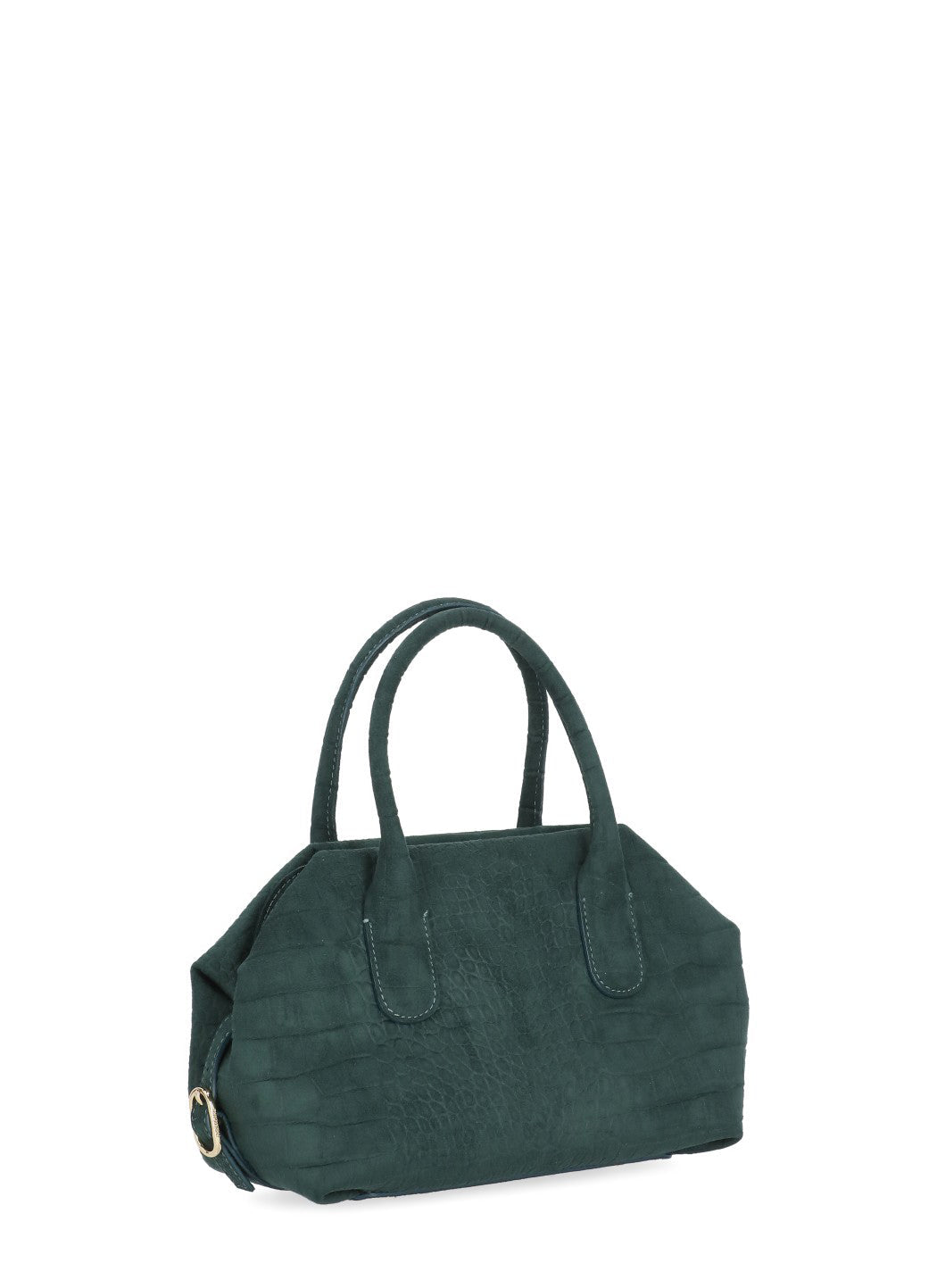 Green Talia Trank Small Croco Pattern Shoulder Bag