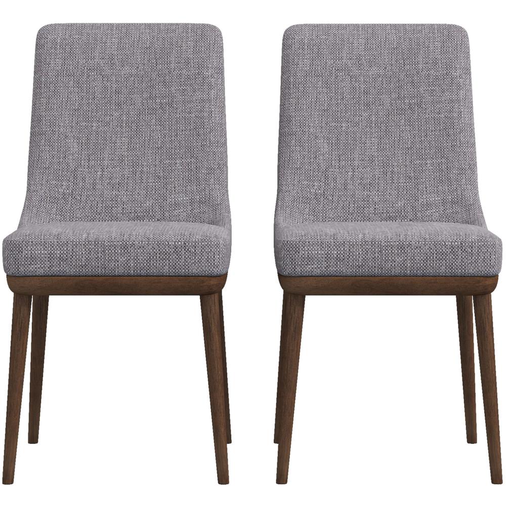 Mid-Century Modern Upholstered Dining Chair Set of 2