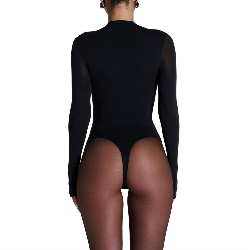 Naked Wardrobe Naked Mock Neck Bodysuit