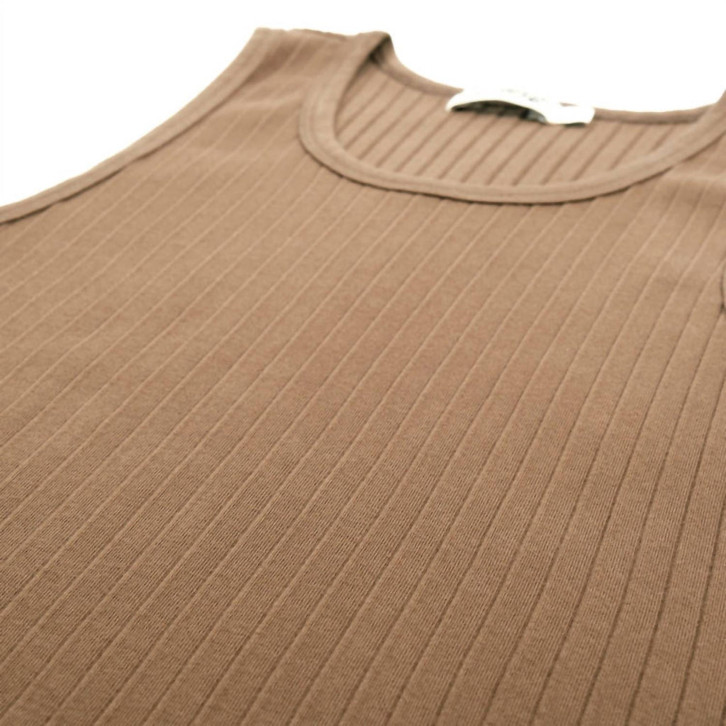 Two-Bit Tank Top In Olive