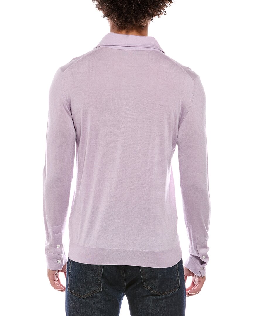 ISAIA Cashmere & Silk-Blend Polo Sweater