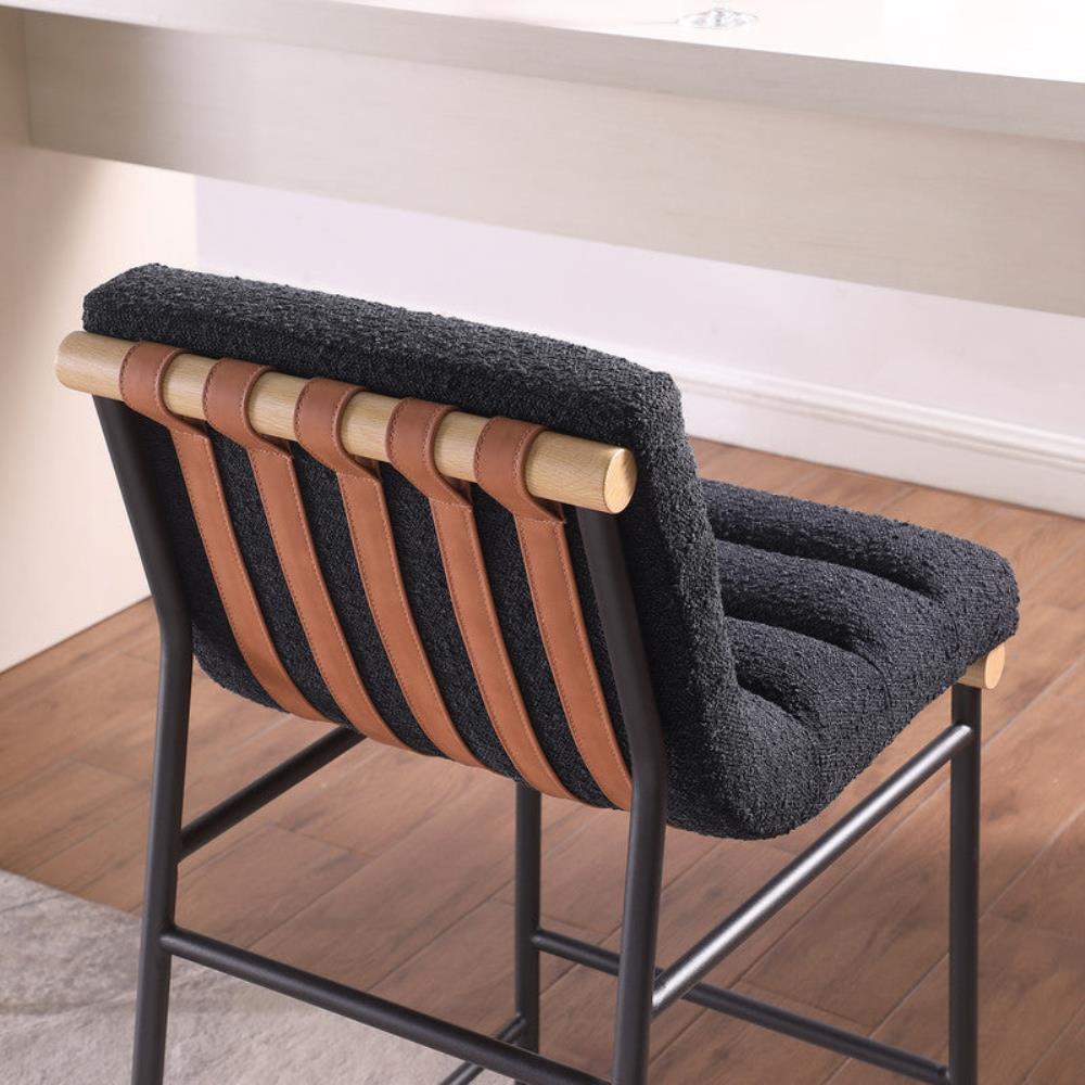 Modern Counter Chair with Comfortable Padded Seating